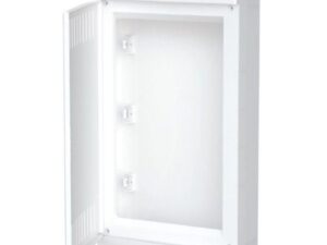 Комуникационно табло Mandeks Tower LV3 бяла перфорирана врата открит монтаж IP40